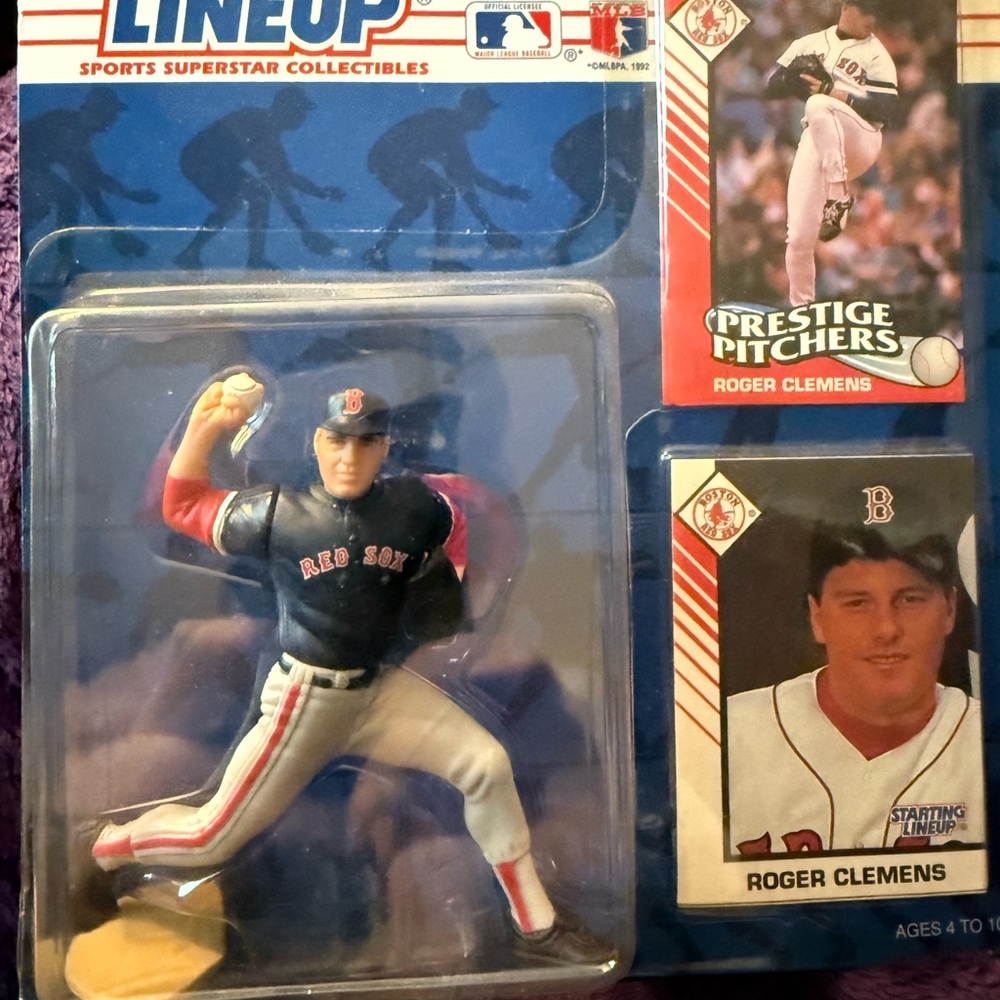 Starting Lineup 1993 Roger Clemens Boston Red Sox Baseball MLB
